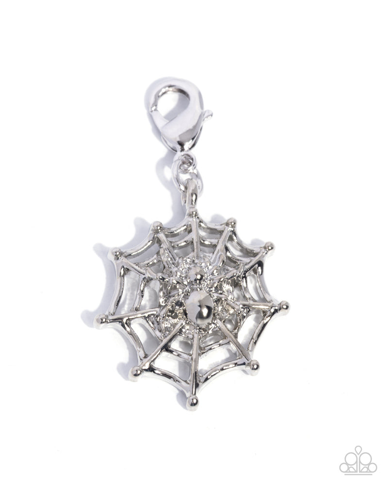 Spiderweb Selfie - Silver | Paparazzi Accessories