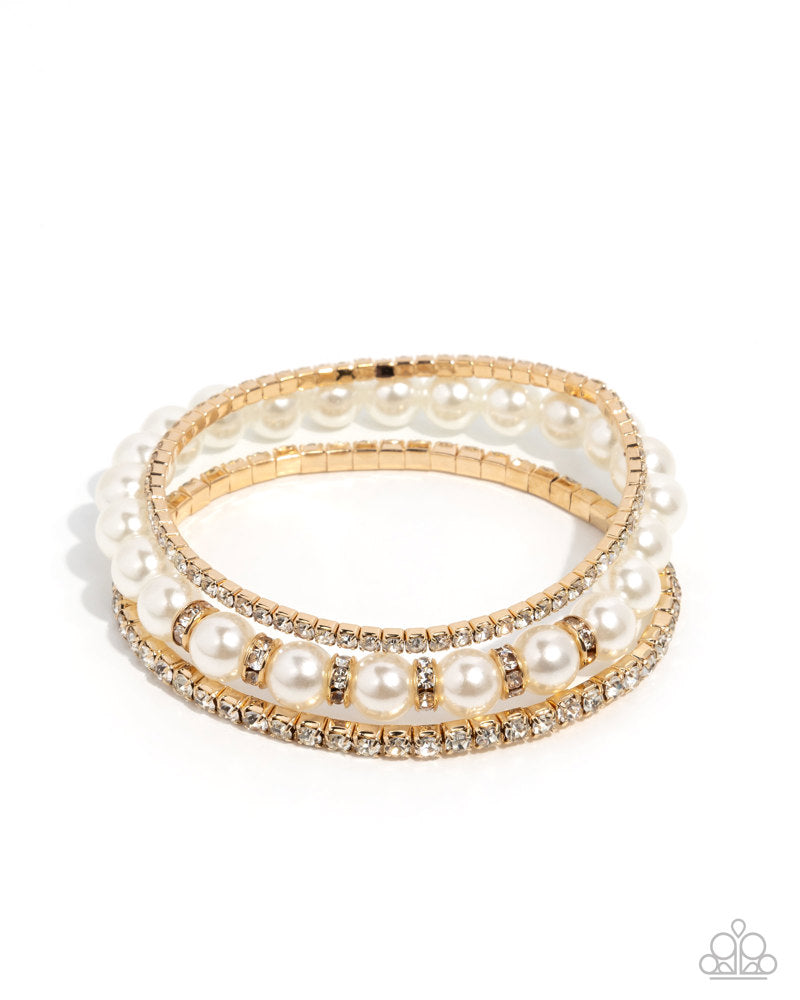Delicate Debut - Gold | Paparazzi Accessories