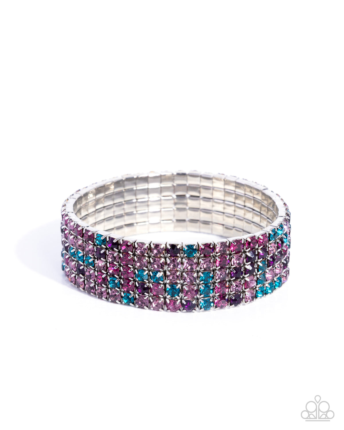 Shimmery Sequence Bracelet - Purple | Paparazzi Accessories image 2