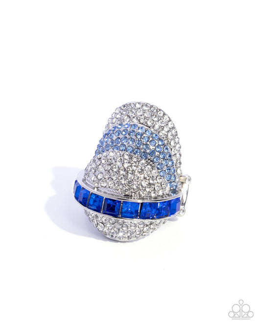 Glittery Gauge - Blue