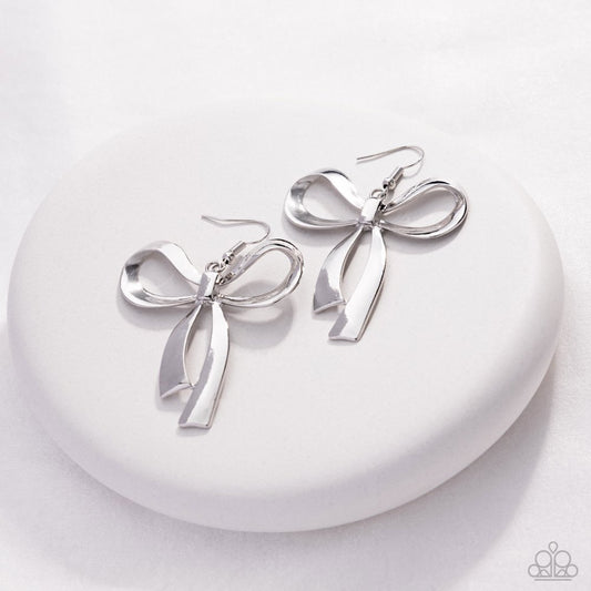 Captivating Coquette - Silver | Paparazzi Accessories