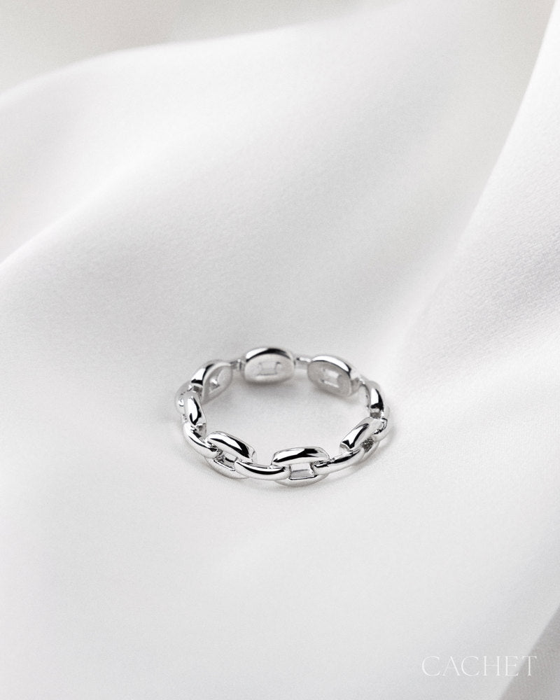 Entwined Ring - Rhodium