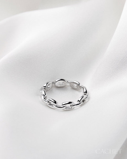 Entwined Ring - Rhodium