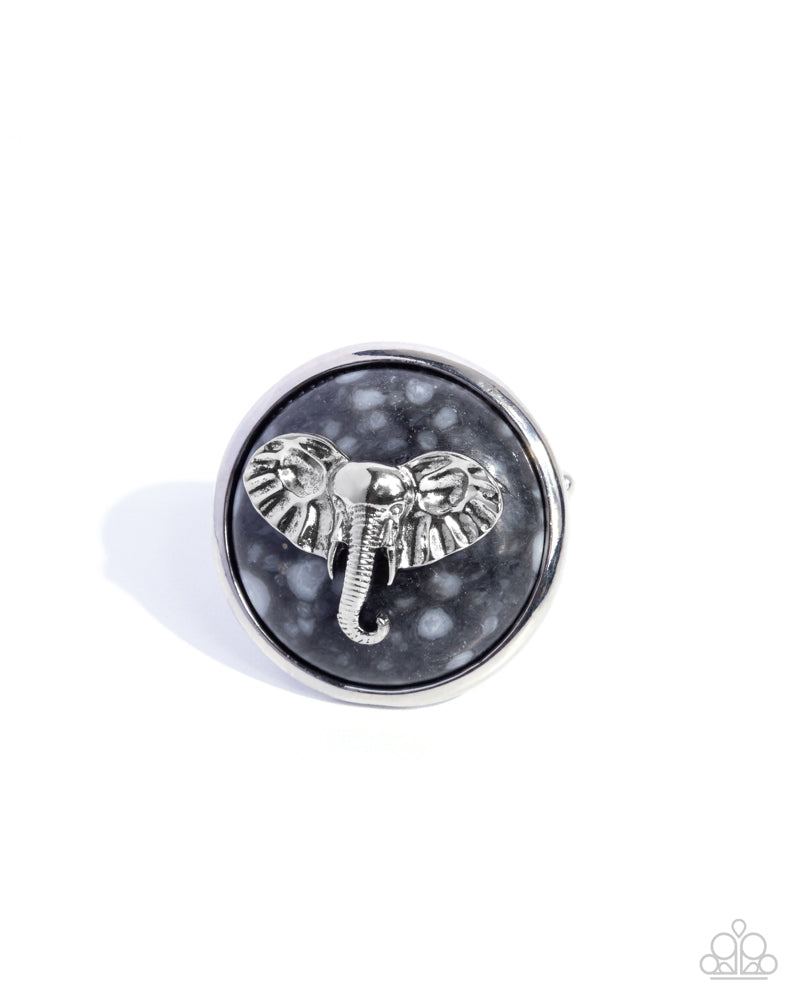 Elephant Etude Ring - Black image 2