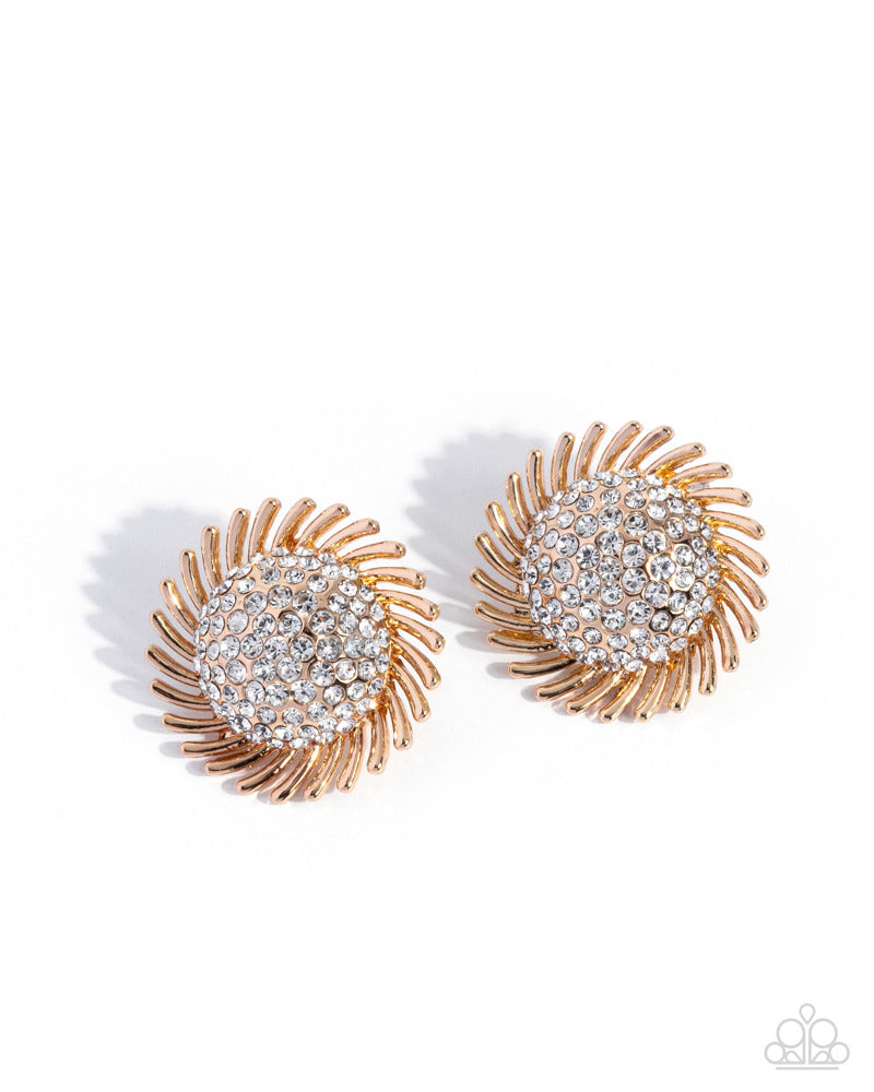 Strategic Show Earrings - Gold image 5
