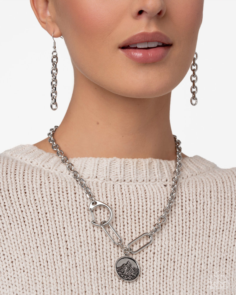 Mountain Climb - Silver | Paparazzi Accessories