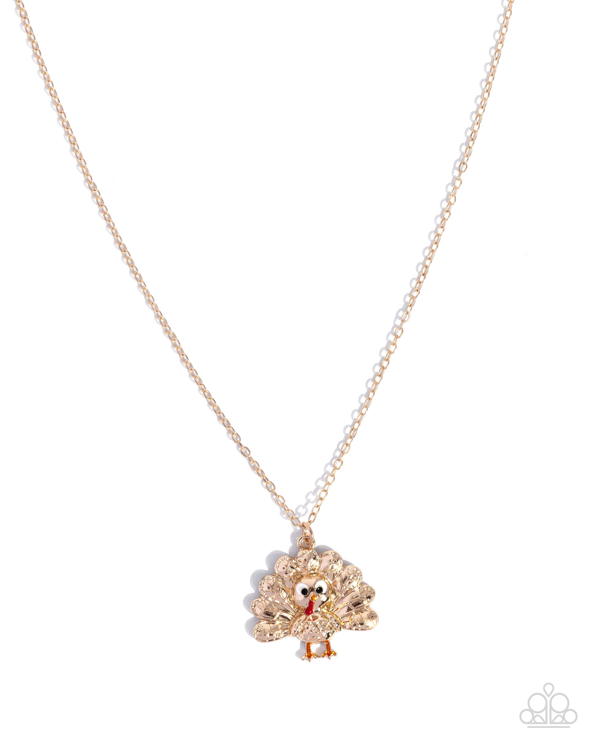 Turkey Tale Necklace - Gold image 3