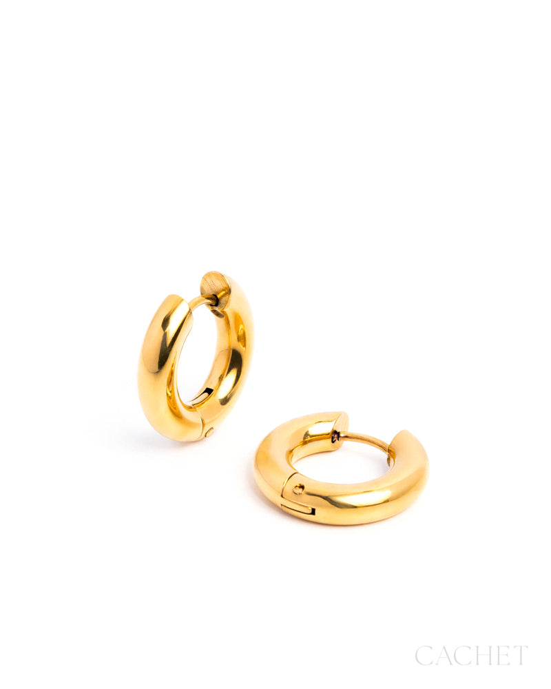 Oro Earrings - 18k Gold | Paparazzi Accessories image 2