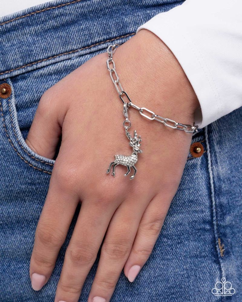 Leading Reindeer - White | Paparazzi Accessories