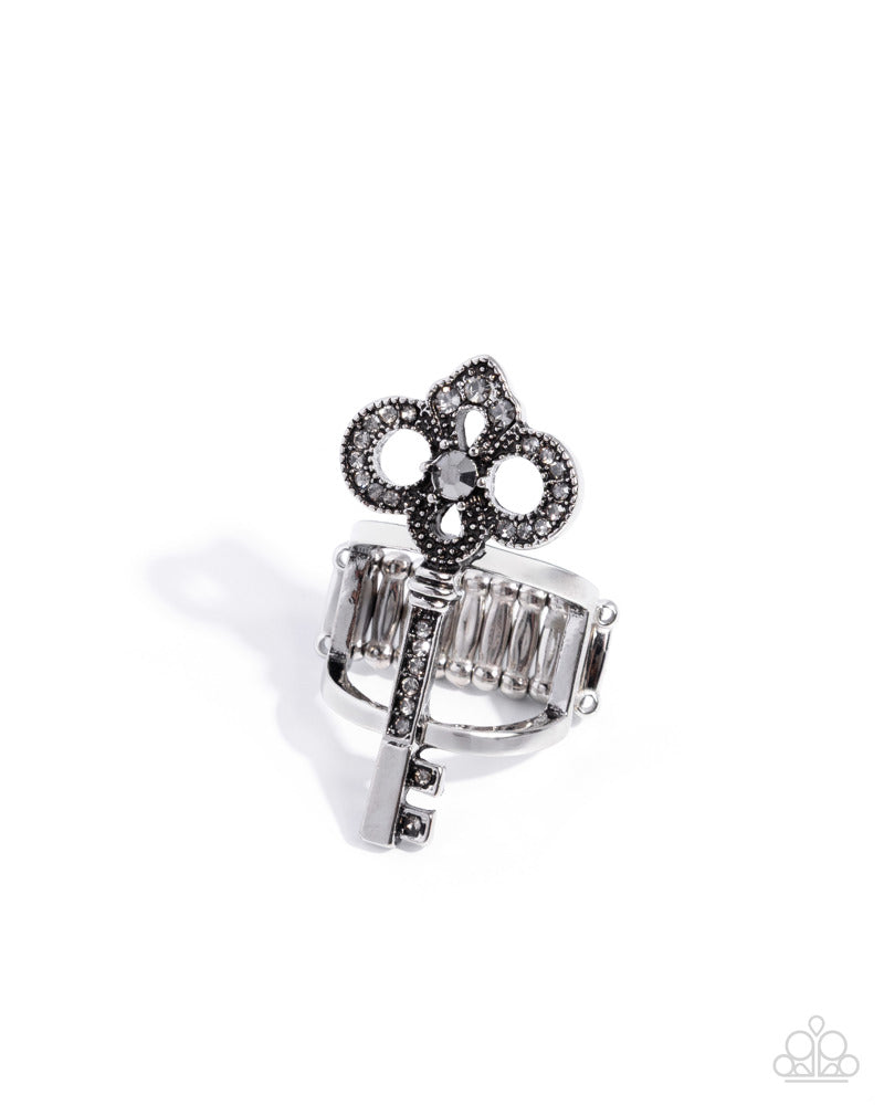 Knockout Key Ring - Silver image 2