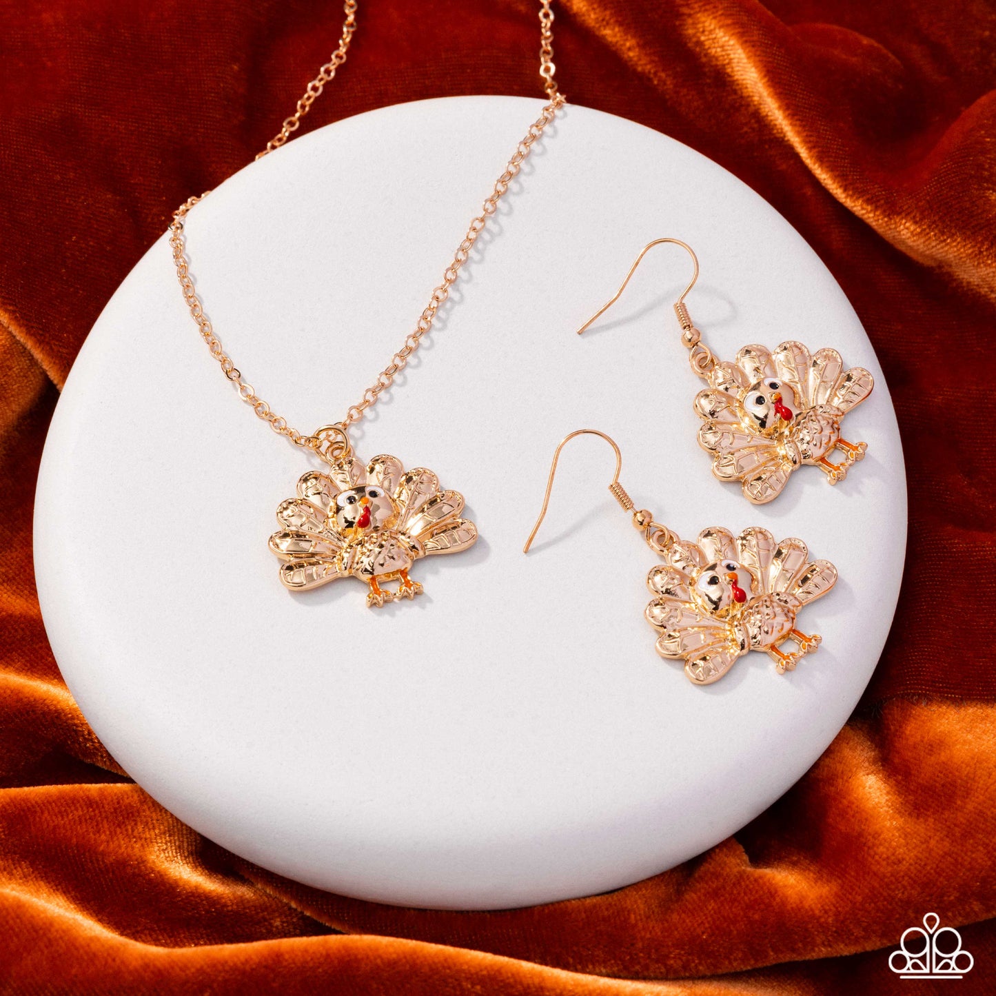 Turkey Tale Necklace - Gold