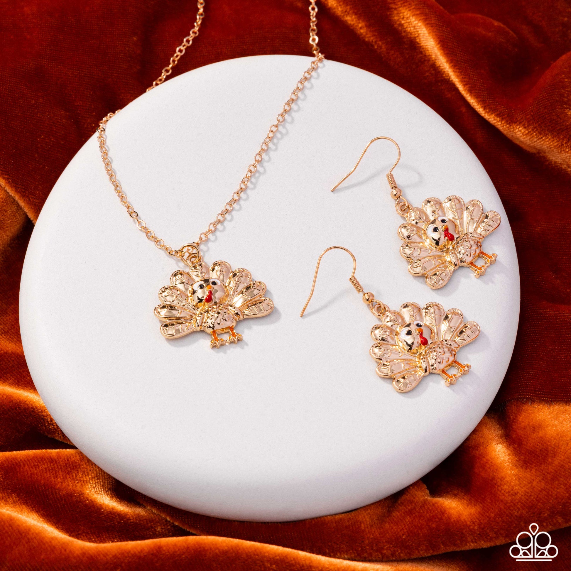 Turkey Tale Necklace - Gold