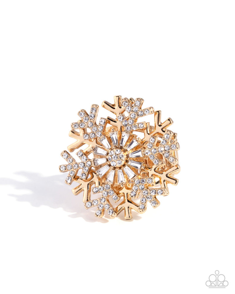 Snowflake Sensation Ring - Gold image 2