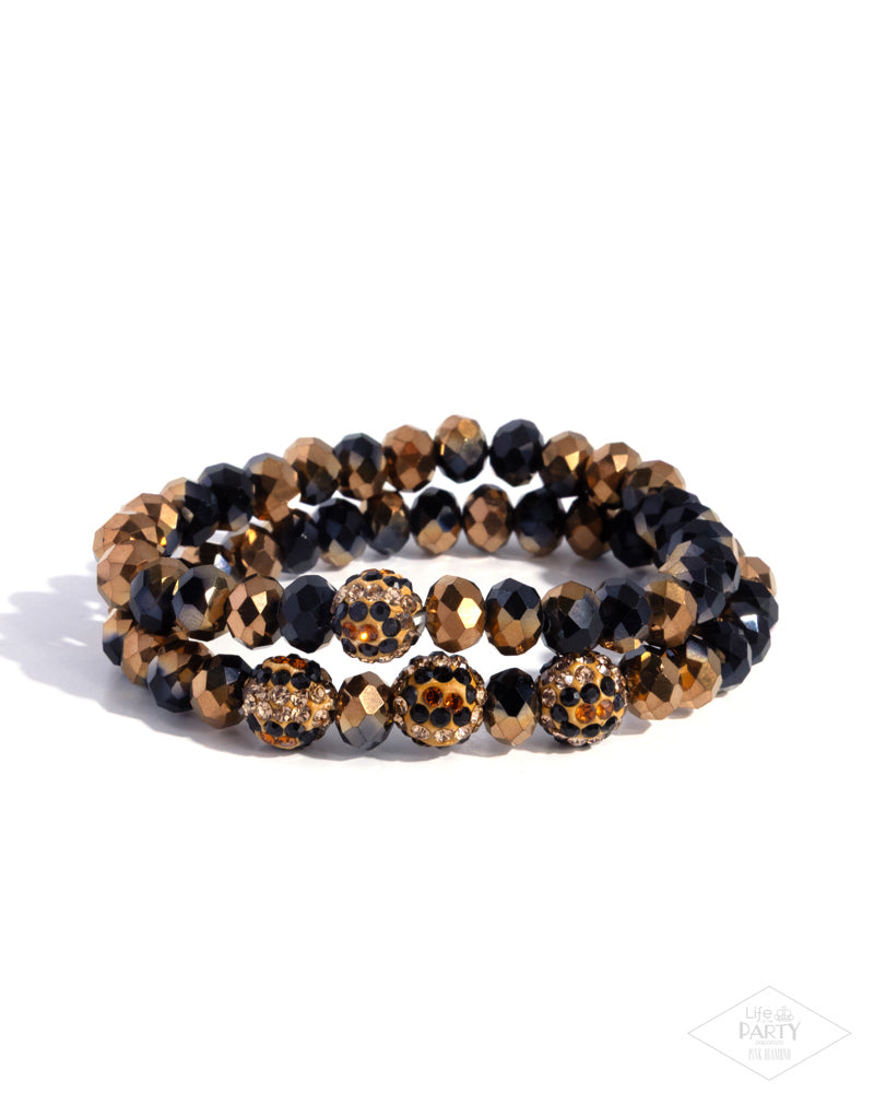 Speckled Sentiment Bracelet - Brown image 3