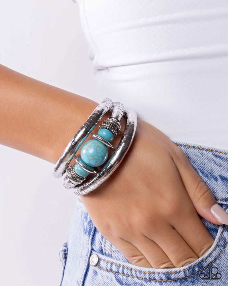 Natural Note Bracelet - Blue image 3