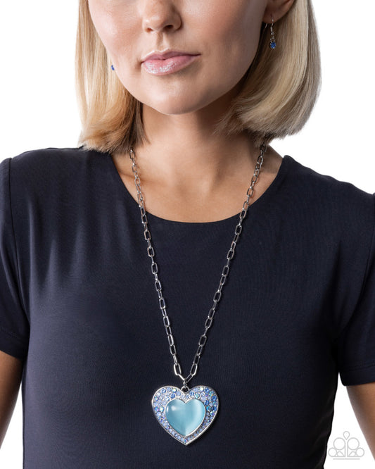 Courting Cache Necklace - Blue image 4