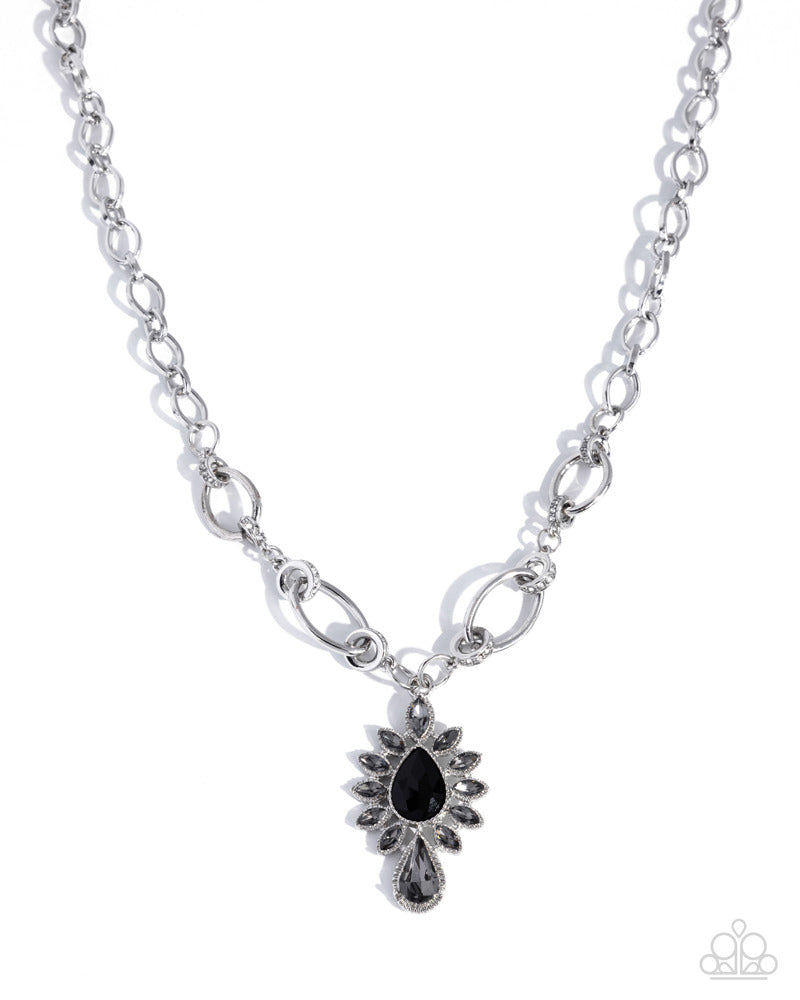Standout Strut Necklace - Black image 2