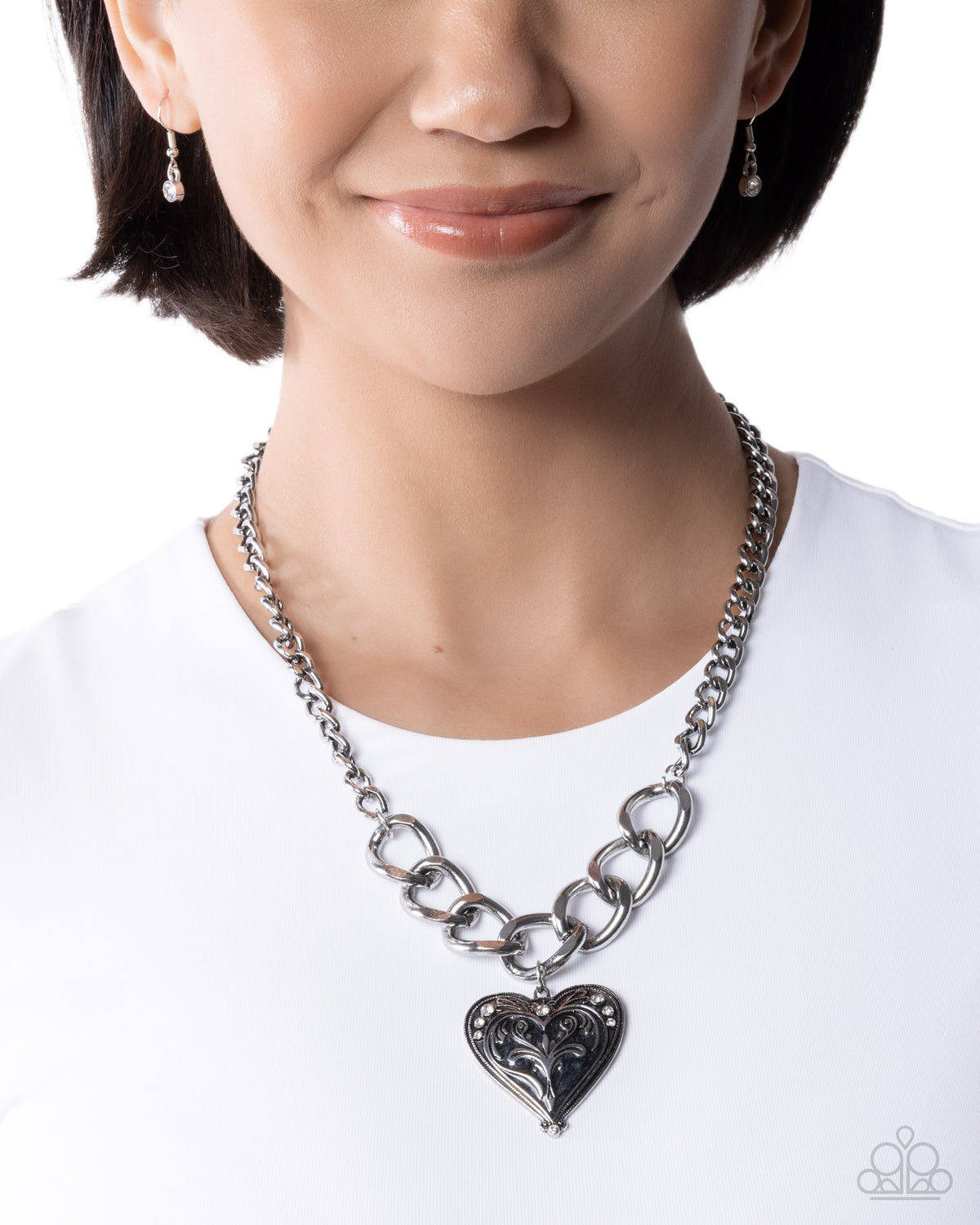 Smitten Scope Necklace - Black image 5