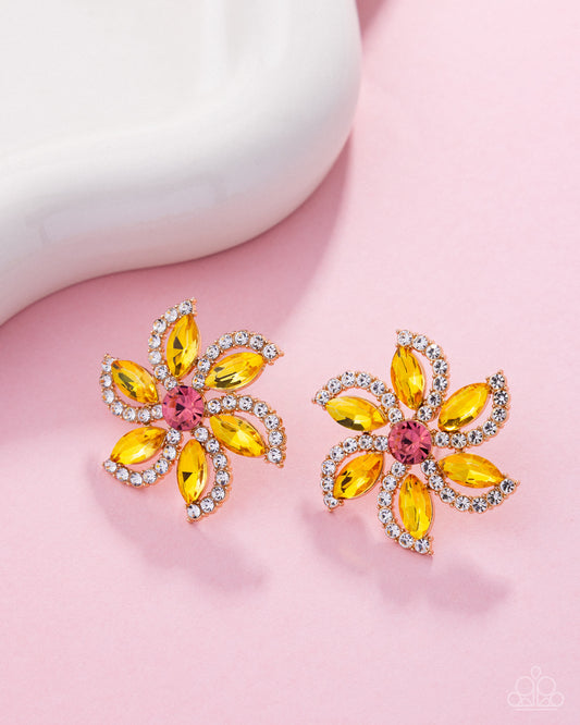 Blooming Belief Earrings - Multi | Paparazzi Accessories