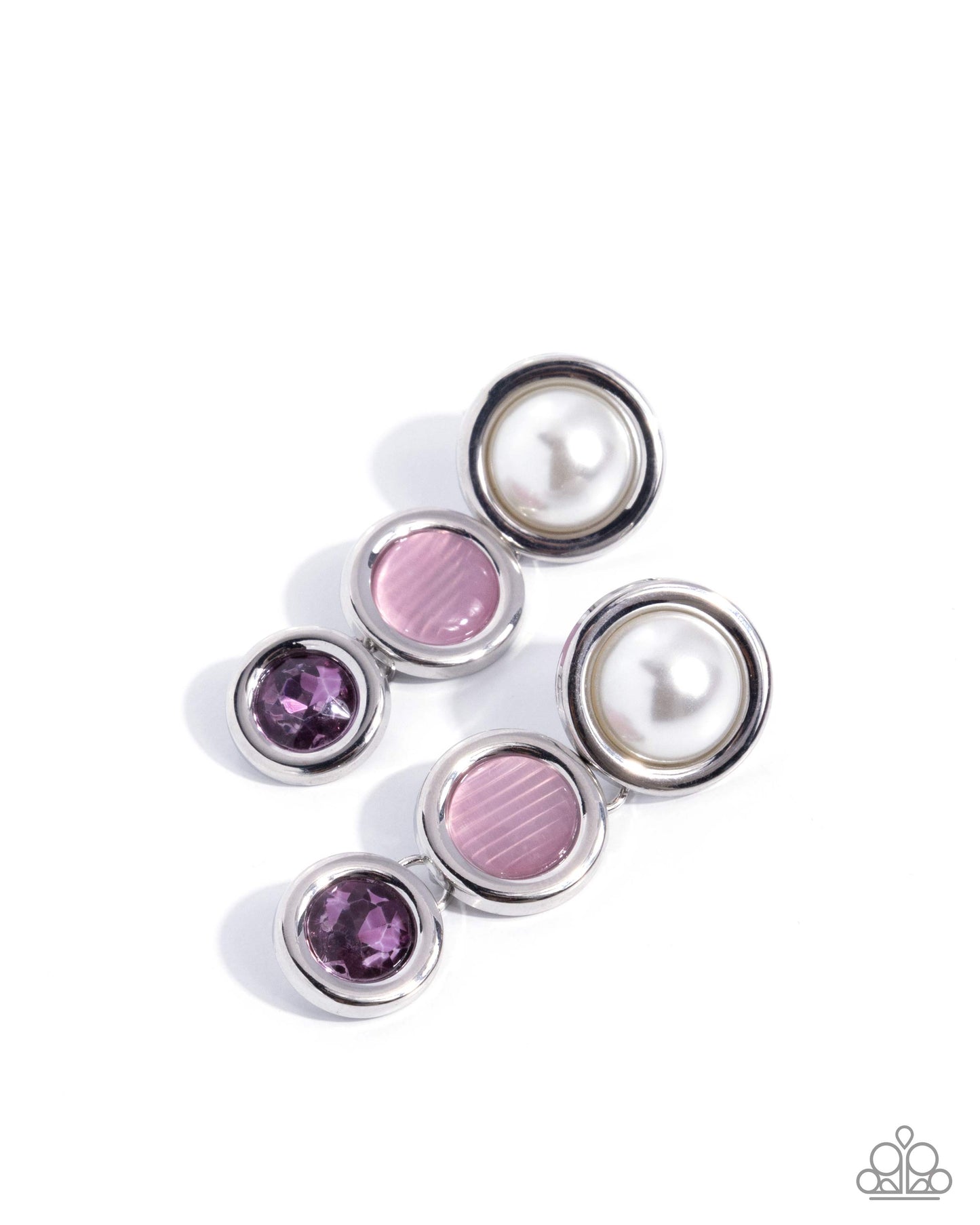 Candid Creativity Earrings - Purple | Paparazzi Accessories image 2