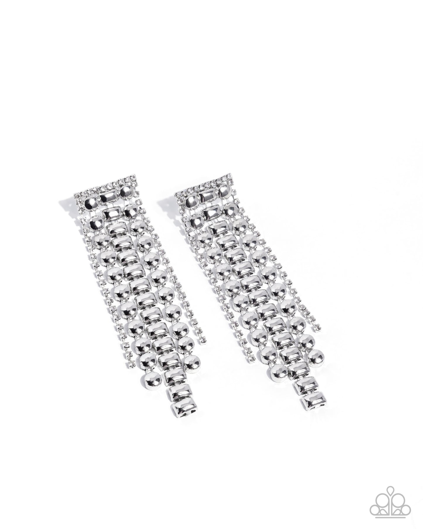 Confident Cadenza Earrings - White image 2