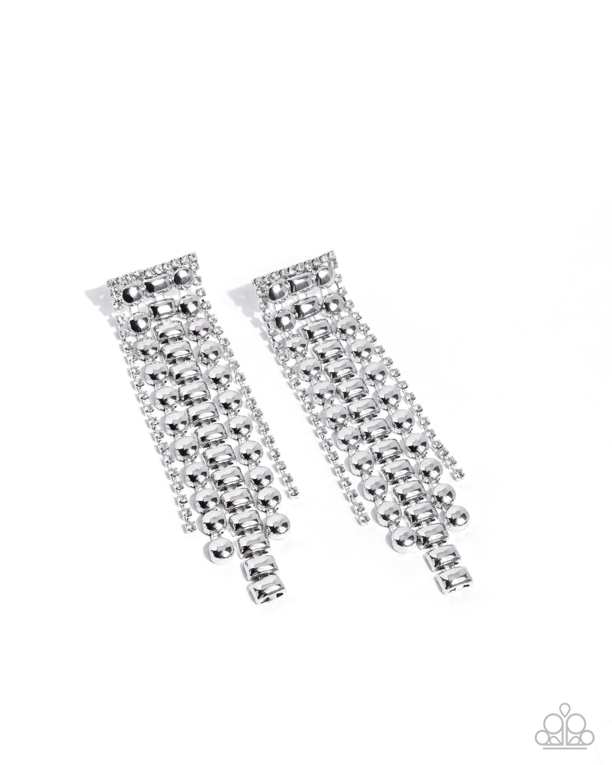 Confident Cadenza Earrings - White image 2
