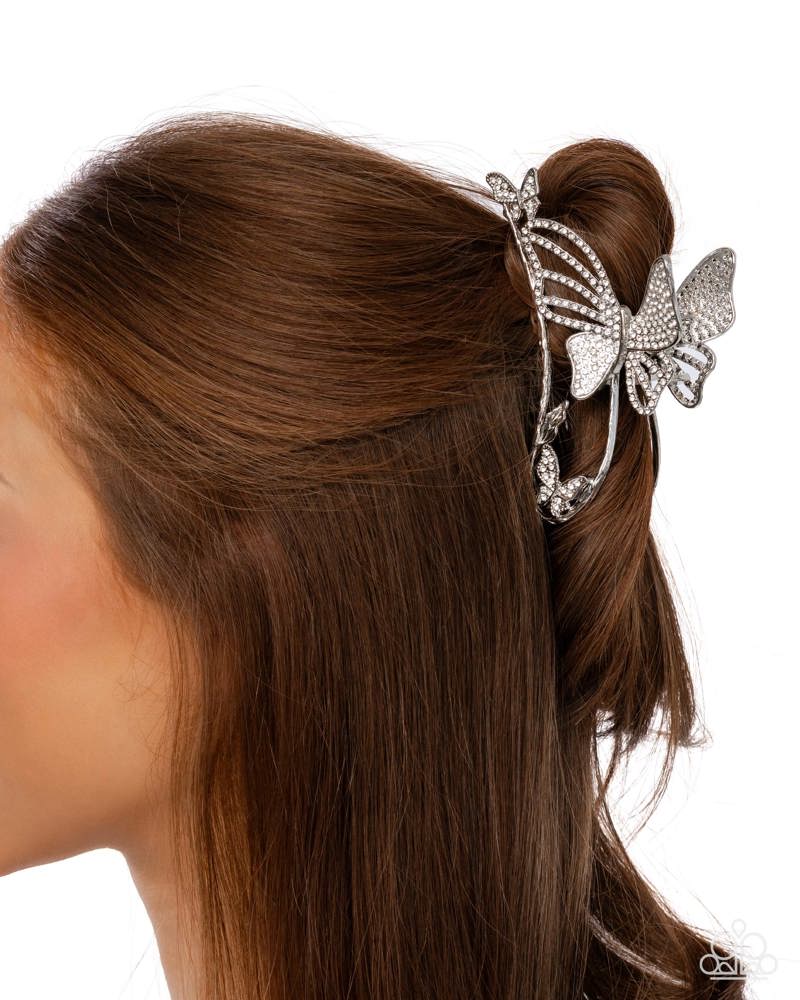Butterfly Banter Hair Accessory - White