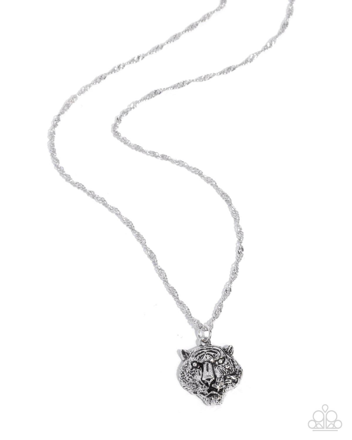Tiger Timeline - Silver | Paparazzi Accessories