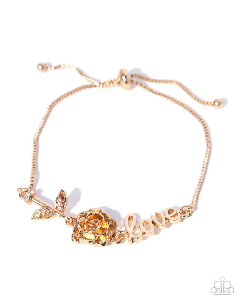 Romantic Runway - Gold | Paparazzi Accessories