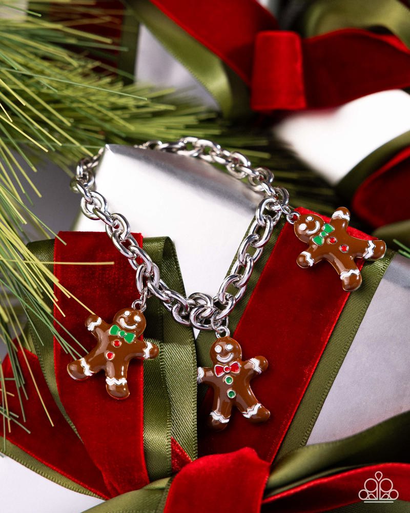 Gingerbread Glitz Bracelet - Brown
