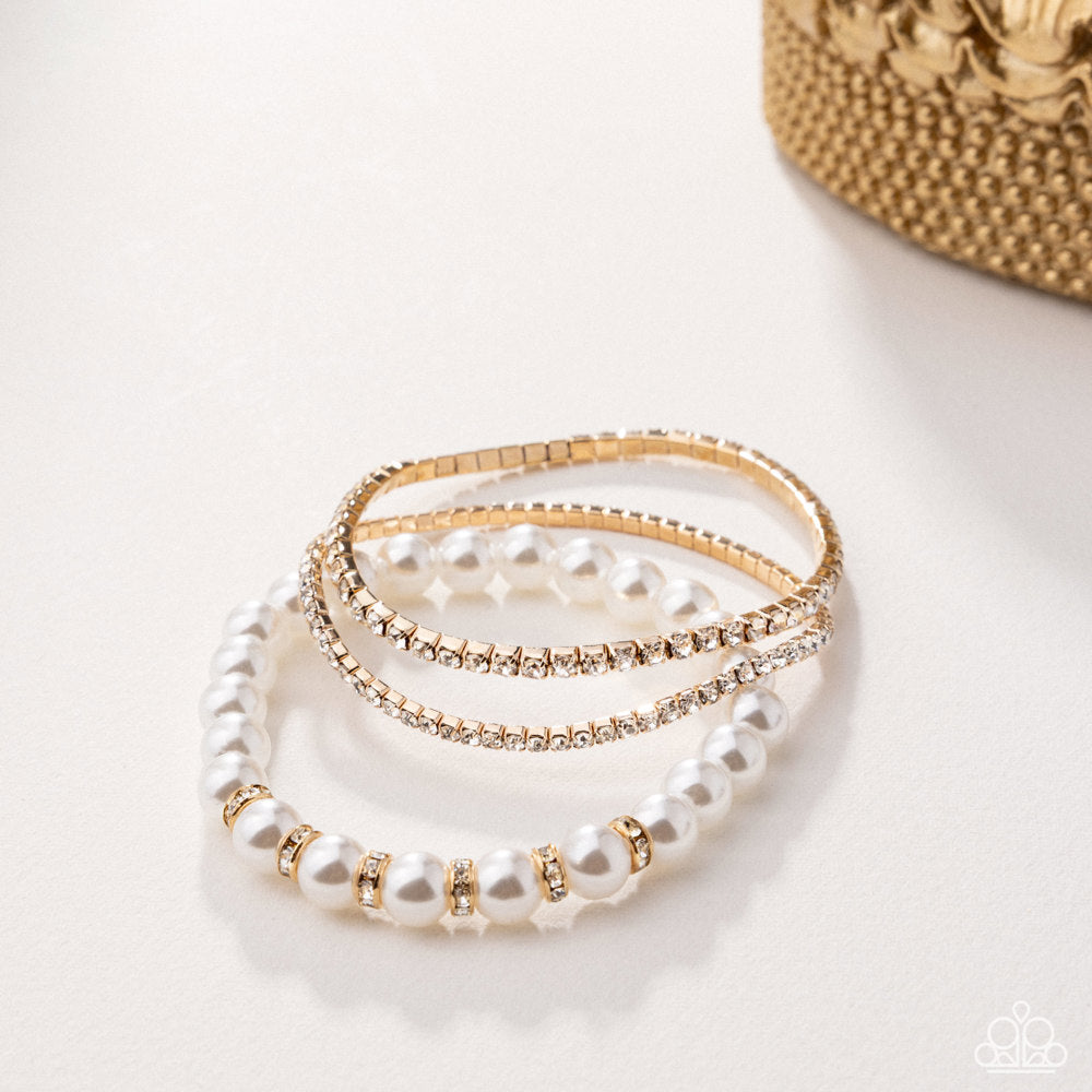 Delicate Debut - Gold | Paparazzi Accessories