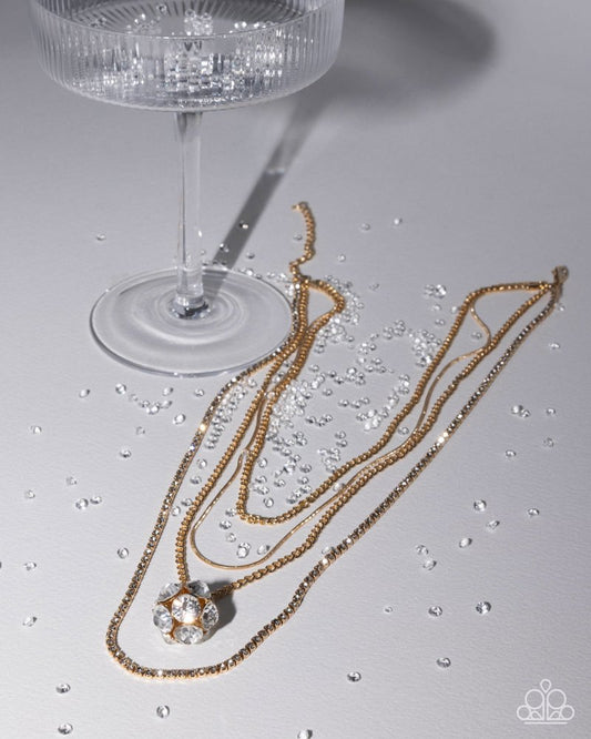 Captivating Construction Necklace - Gold