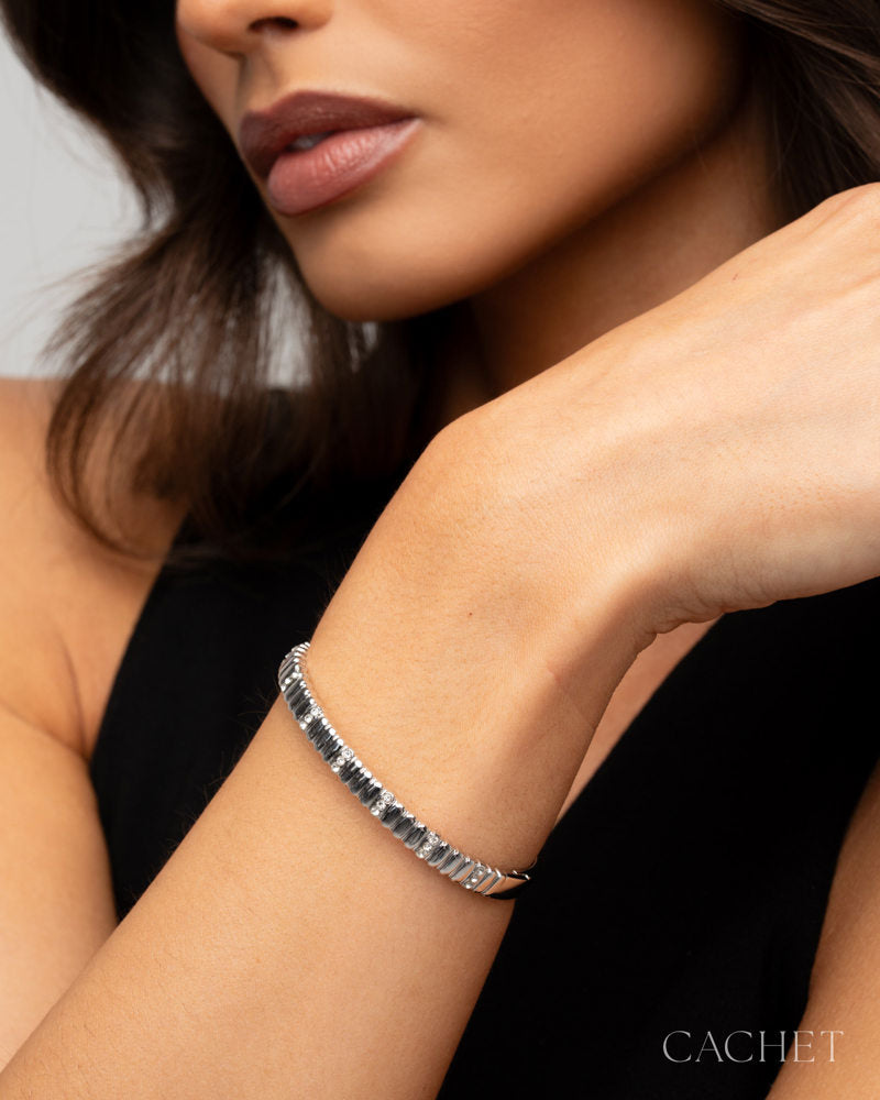 Consistance Bracelet - Rhodium image 3
