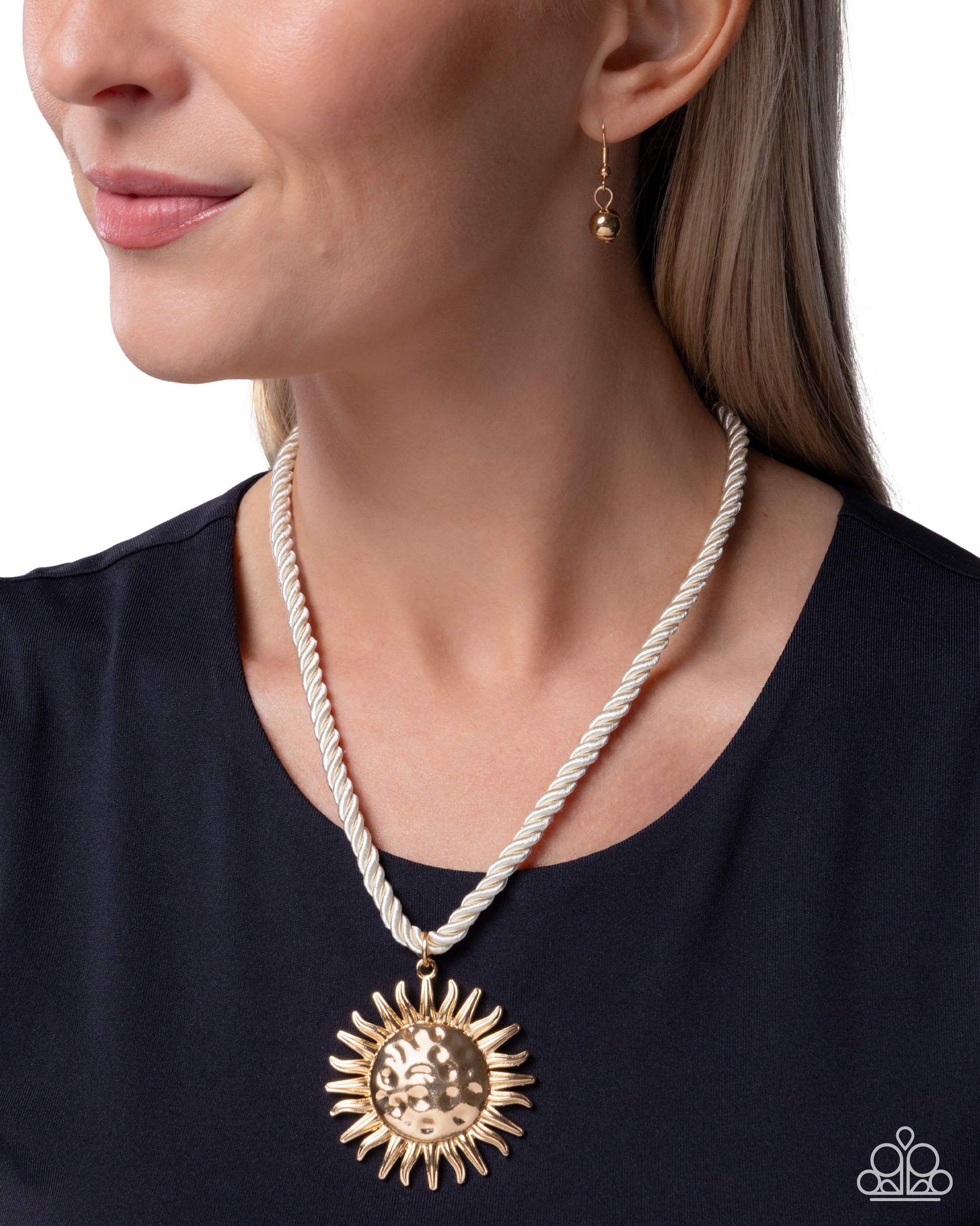 Seize the Sun Necklace - Gold image 3