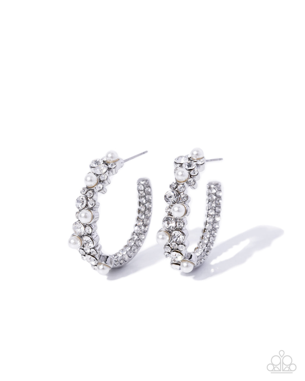 Graceful Gaze Earrings - White image 2