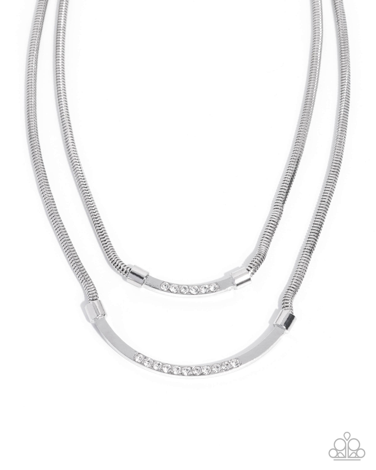 Radiant Ratio Necklace - White image 2