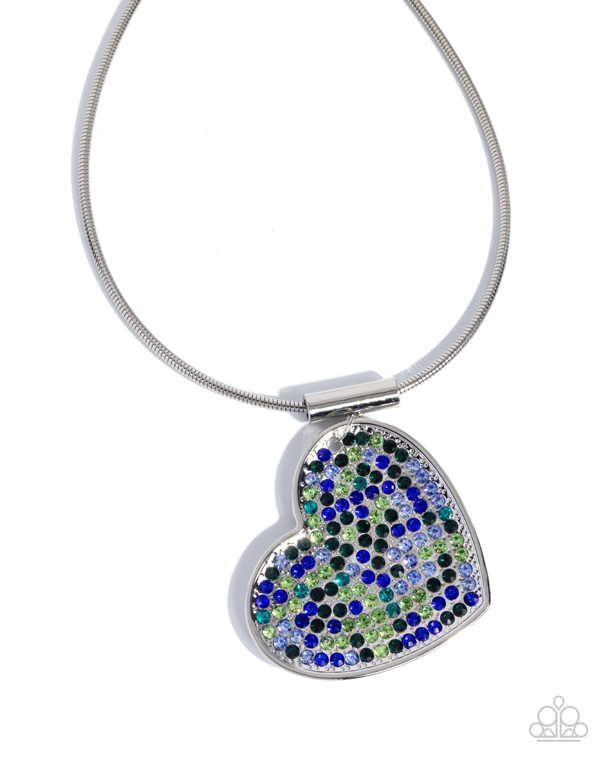 Radiant Restraint Necklace - Green image 2
