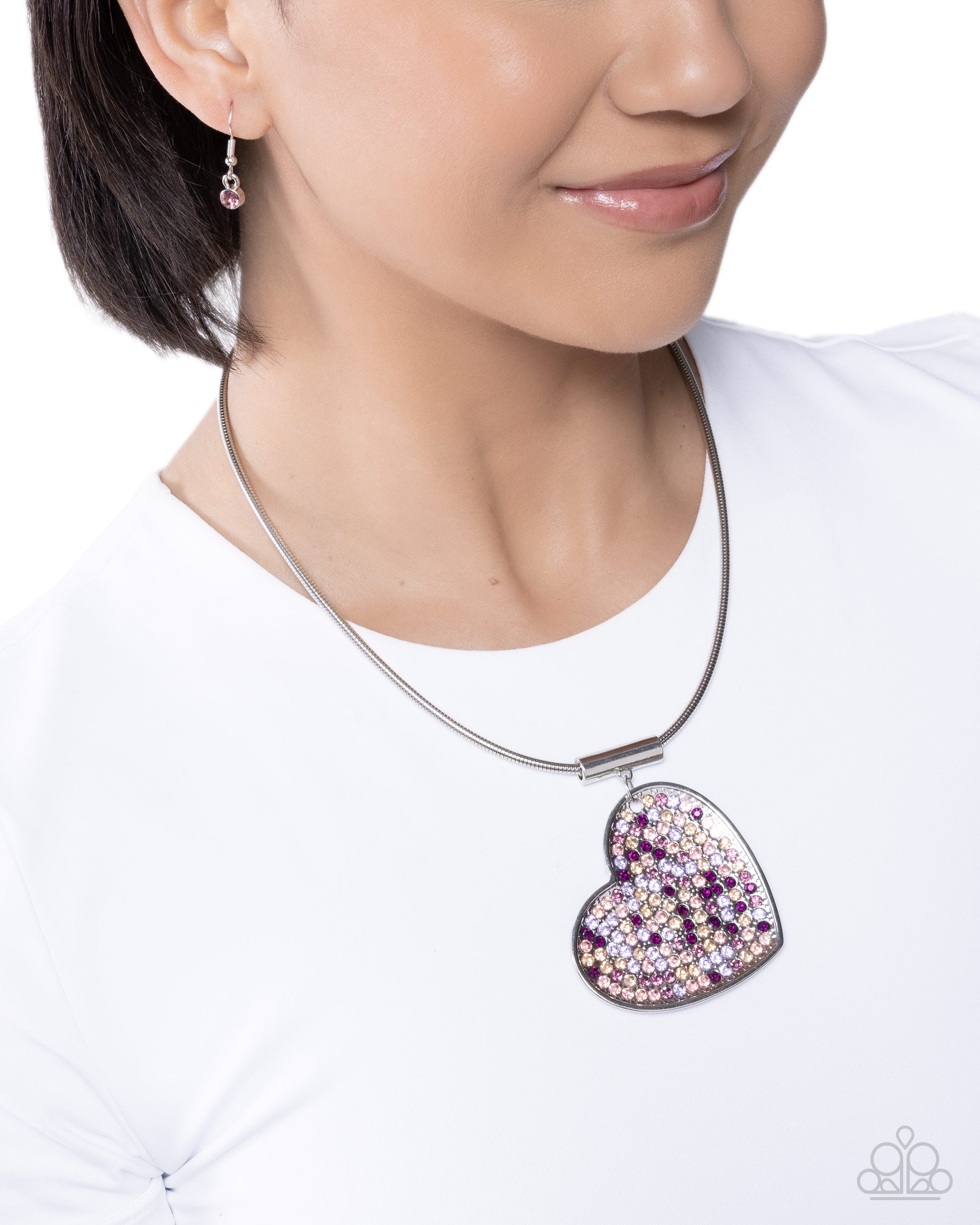 Radiant Restraint Necklace - Purple image 3