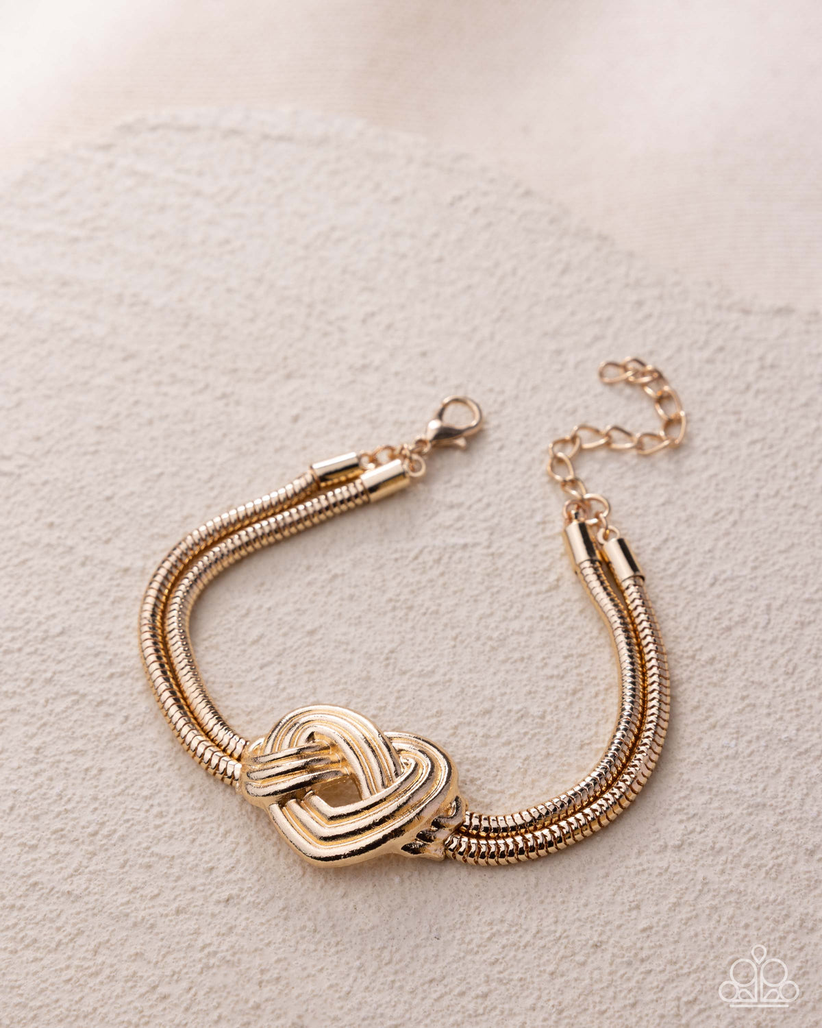 Woven Warrior Bracelet - Gold | Paparazzi Accessories