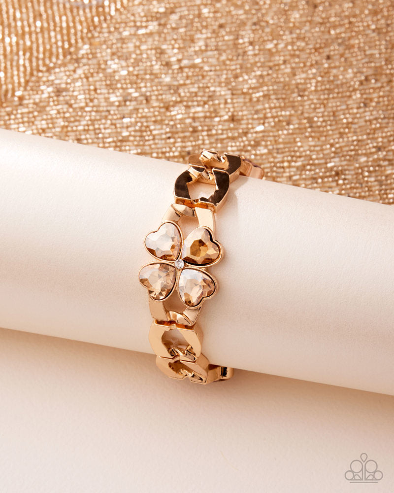 Chic Clover Bracelet - Gold