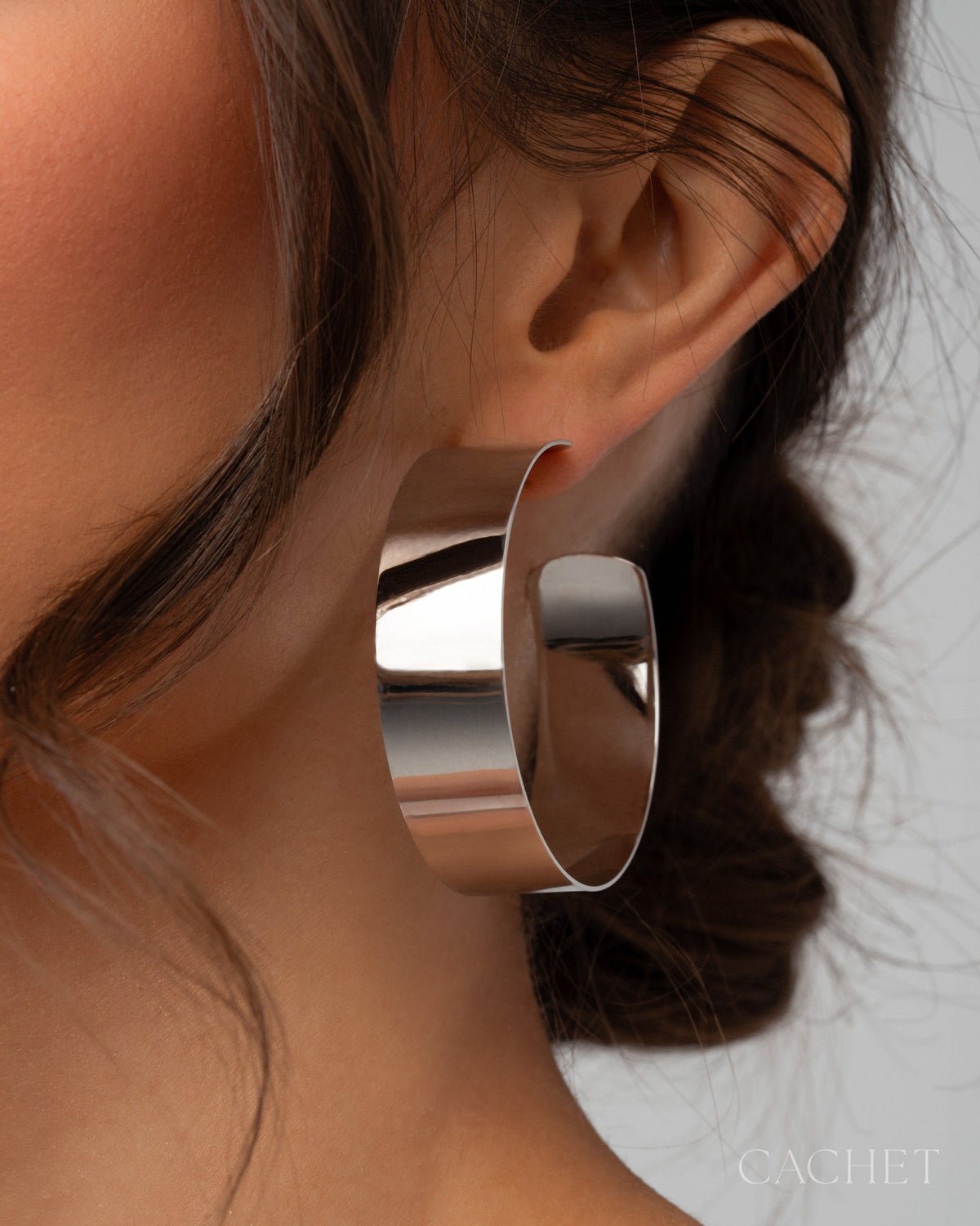 Stature Earrings - Rhodium | Paparazzi Accessories image 3