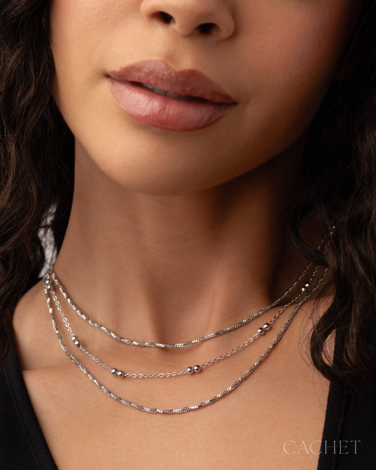 PREORDER Éveillé - Rhodium Plated Necklace - LOP Diamond Trip Early Access Exclusive - Cachet | Paparazzi Accessories