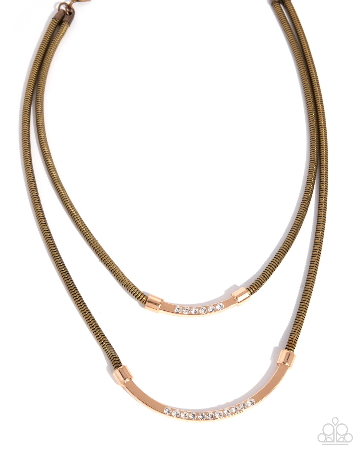 Radiant Ratio Necklace - Brass | Paparazzi Accessories image 2