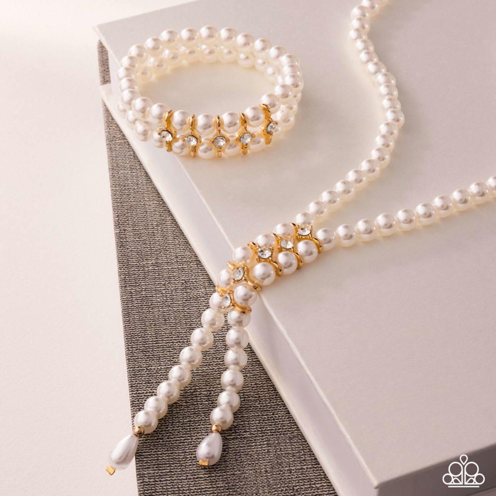 Paid in Pearls Ring - Gold