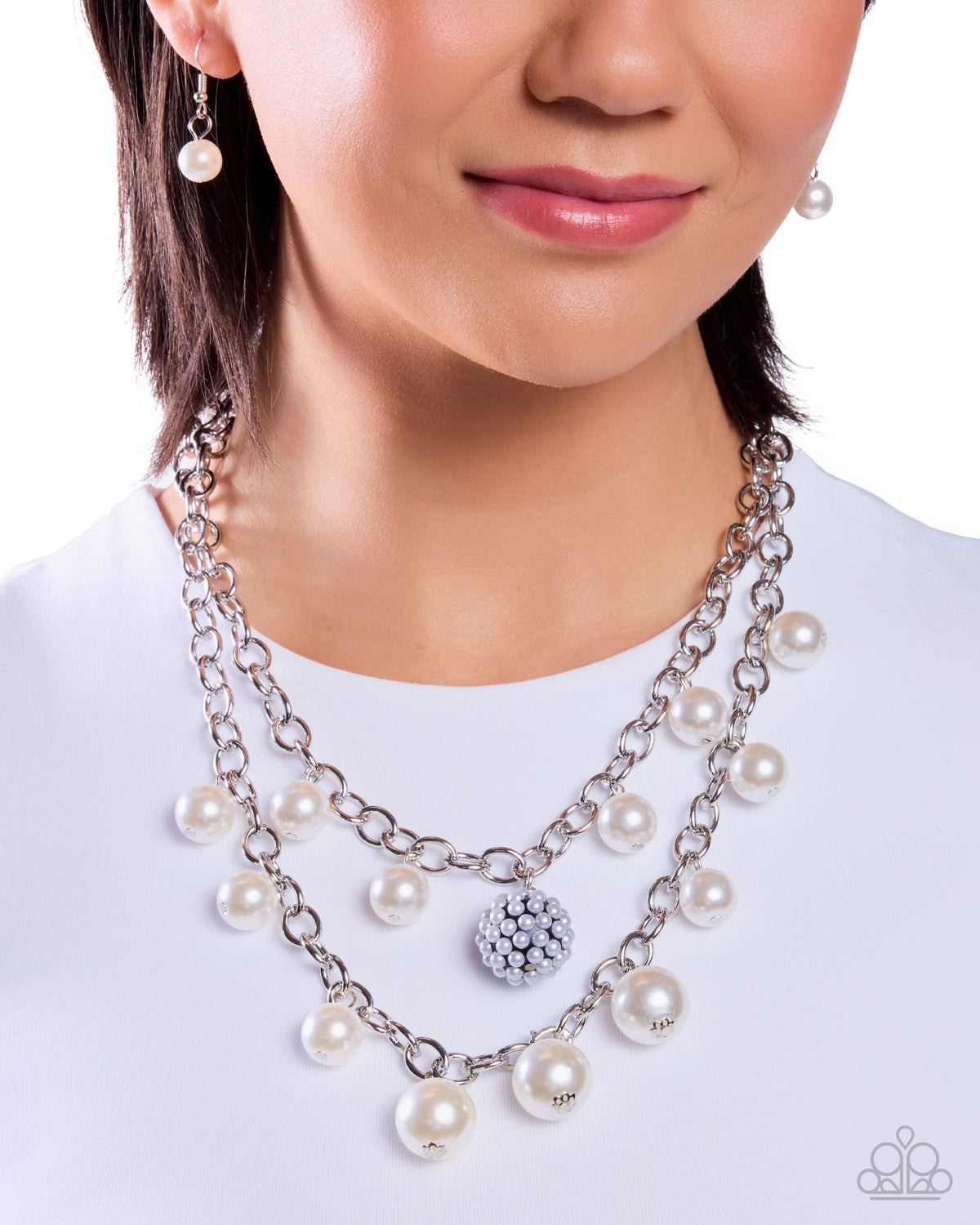Precise Poise Necklace - Black image 3