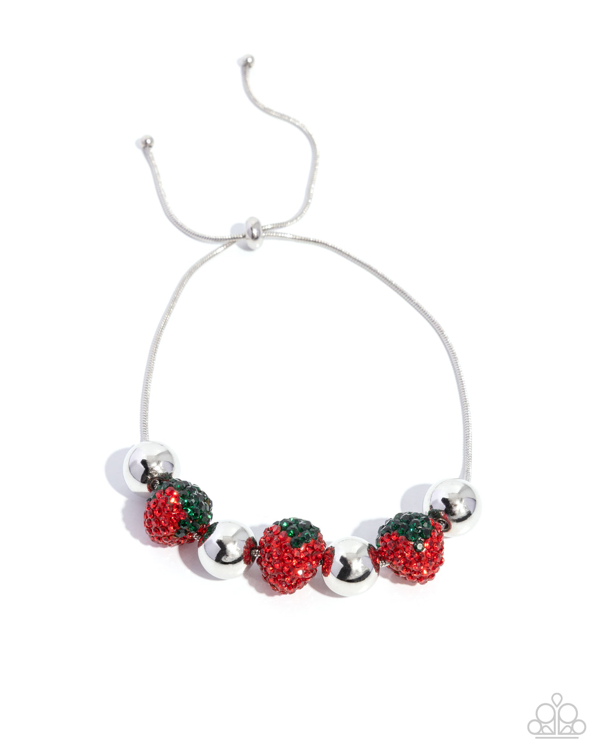 Famous Strawberries Bracelet - Red | Paparazzi Accessories image 2