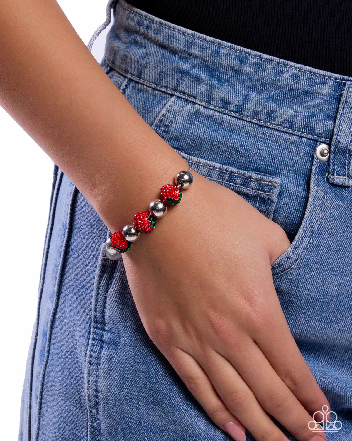 Famous Strawberries Bracelet - Red | Paparazzi Accessories