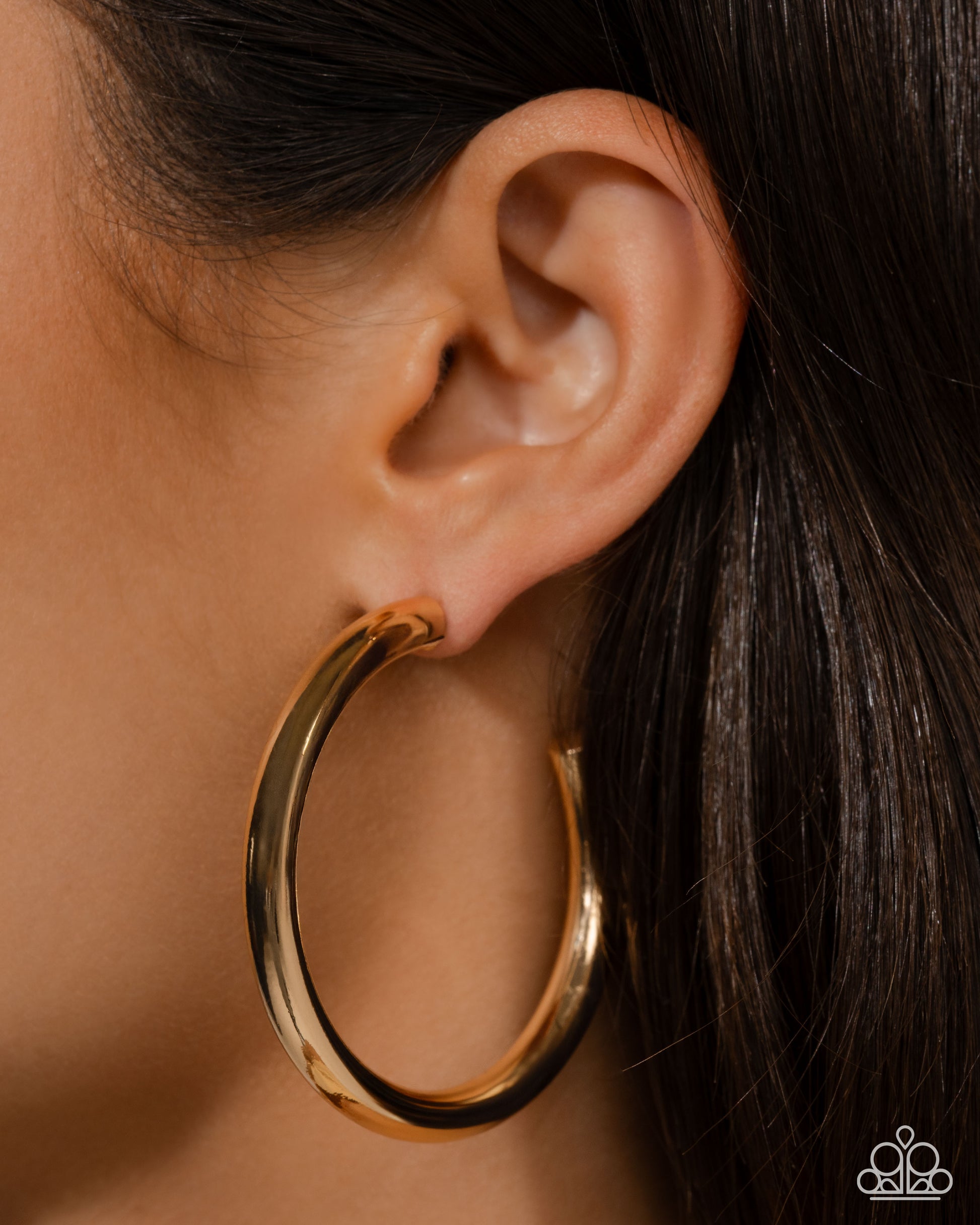 Sinuous Sheen Earrings - Gold image 3