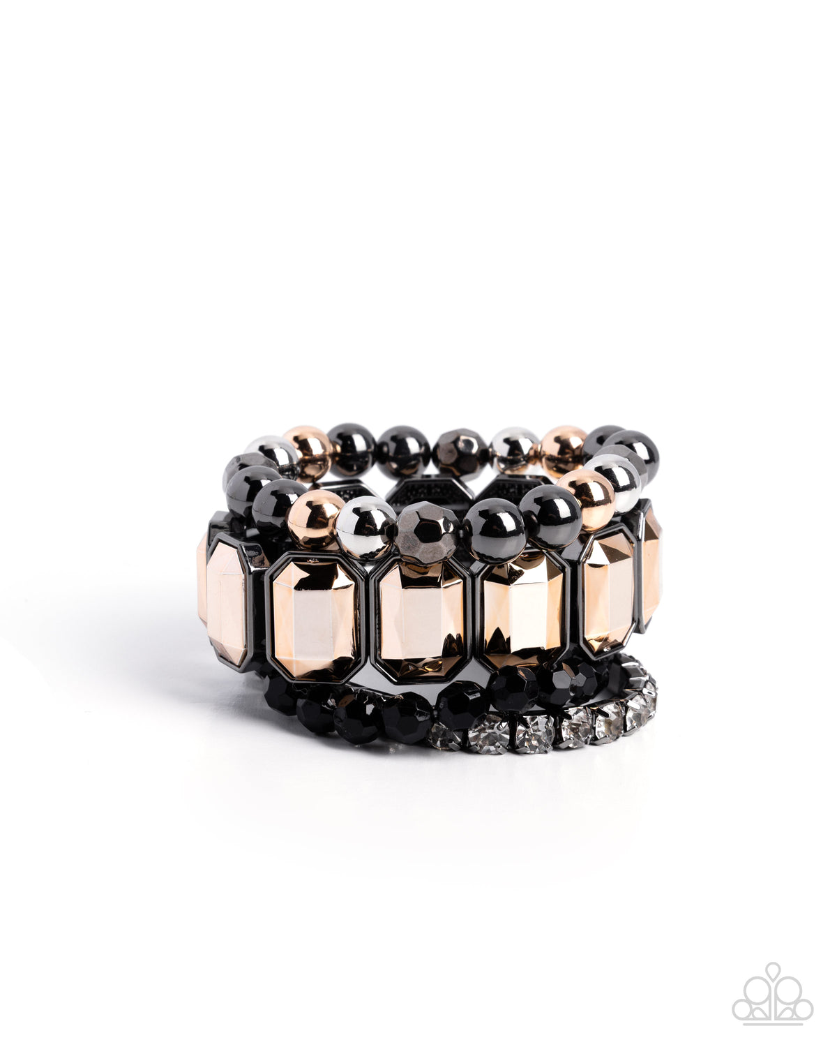 Outstanding Operation Bracelet - Black | Paparazzi Accessories image 2