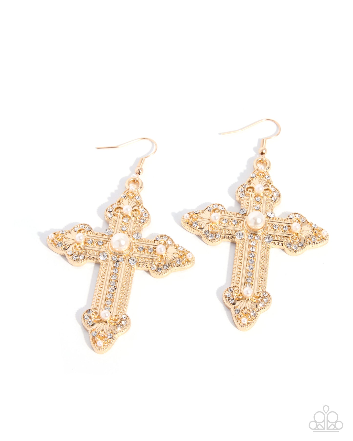 Celestial Certainty Earrings - Gold | Paparazzi Accessories image 2